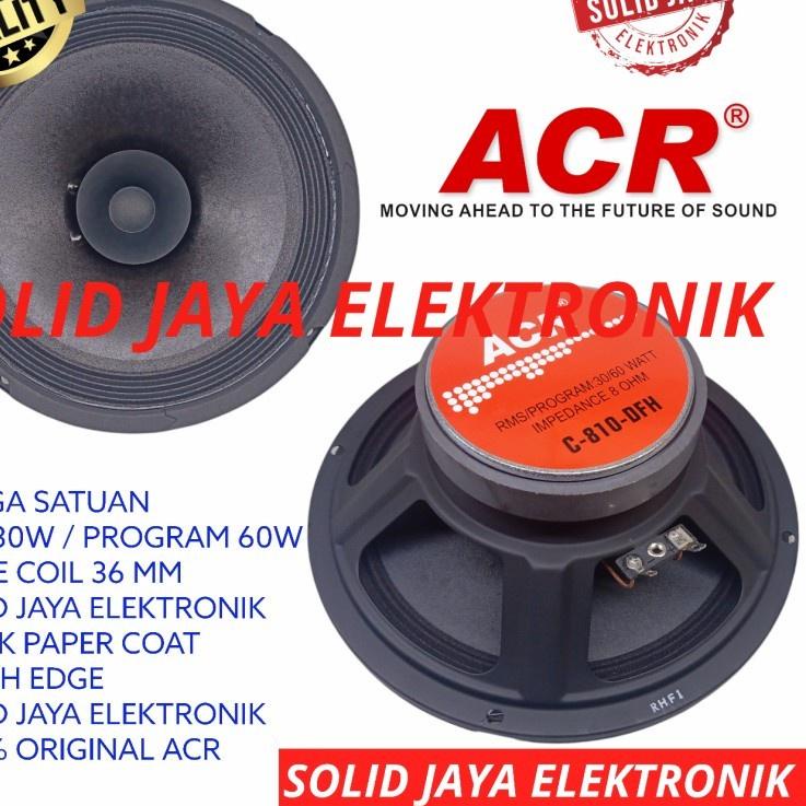 ♞ SPEAKER ACR 8 INC C-810-DFH FULL RANGE C 810 DFH FULLRANGE C-810 C810 8" FULRANGE VOKAL VOCAL 8INC