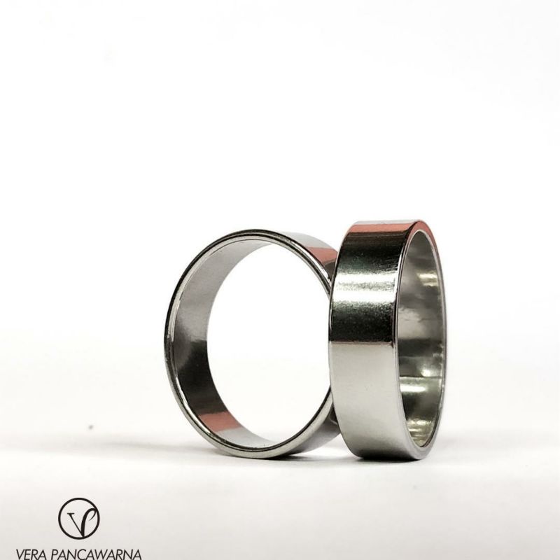 Cincin Kawin / Tunangan / Couple / Monel Asli / Anti Karat Selamanya / Anti Alergi / Polos