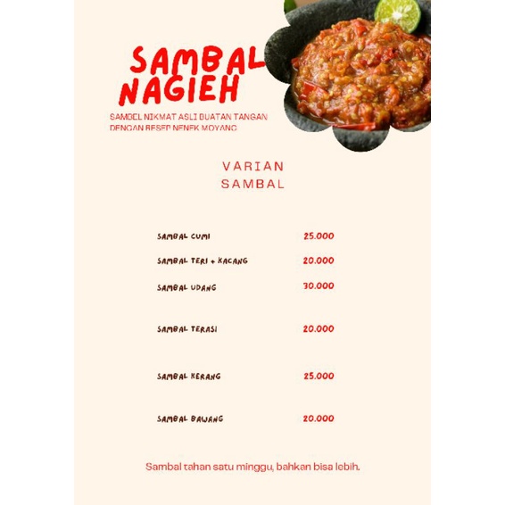 

Sambal Nagieh
