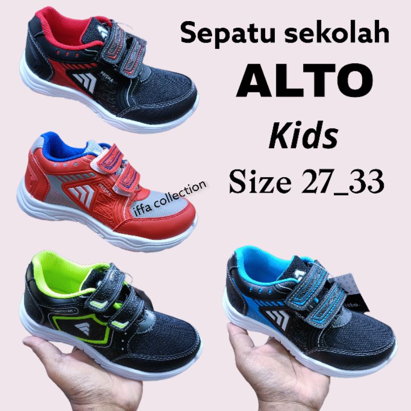 sepatu sekolah anak anak ALTO  terbaru redy do toko iffa collection