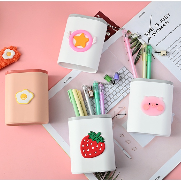 

Tempat Pensil Dan Pulpen Serbaguna Desktop Multifungsi Pen Holder Gaya Korea Import COD 214