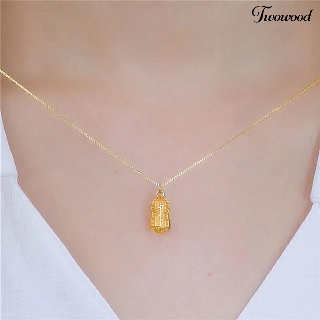 Twowood Wanita Kalung Gaya Cina Dainty Faux Jade Menguntungkan Awan Liontin Klavikula Kalung Perhiasan Aksesoris