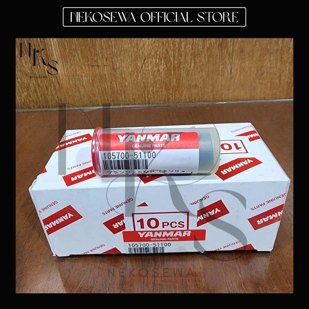 YANMAR PLUNGER WITH BARREL 105700-51100 TF 155 / YANMAR 10570051100