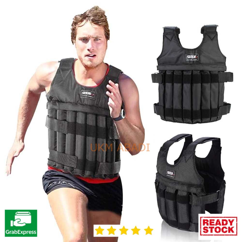 Rompi Pemberat  Olahraga Latihan Lari Weighted Vest Beban 20kg 907