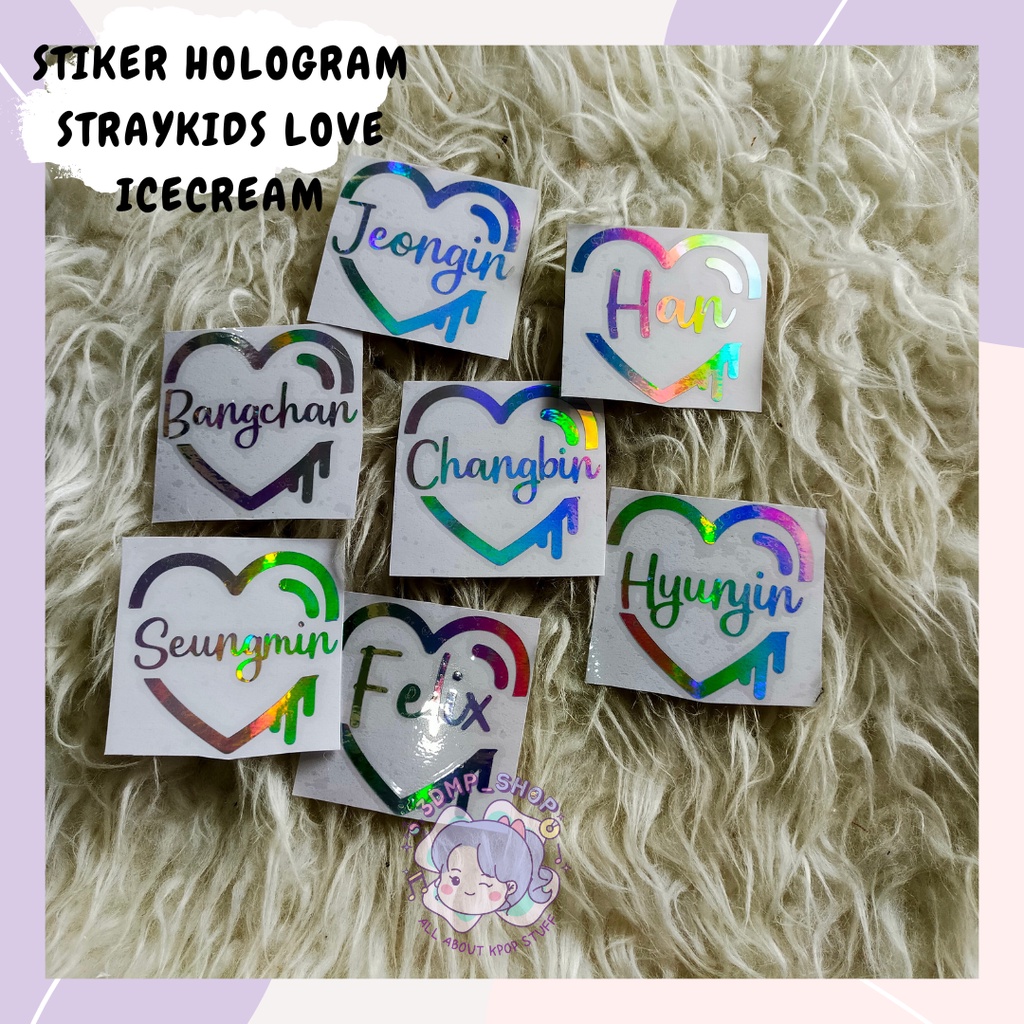 STIKER HOLOGRAM STRAYKIDS