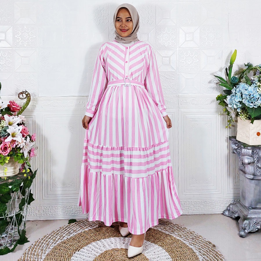 CARLINA SALSA ALMIRA SALUR GAMIS WANITA CANTIK MAXI