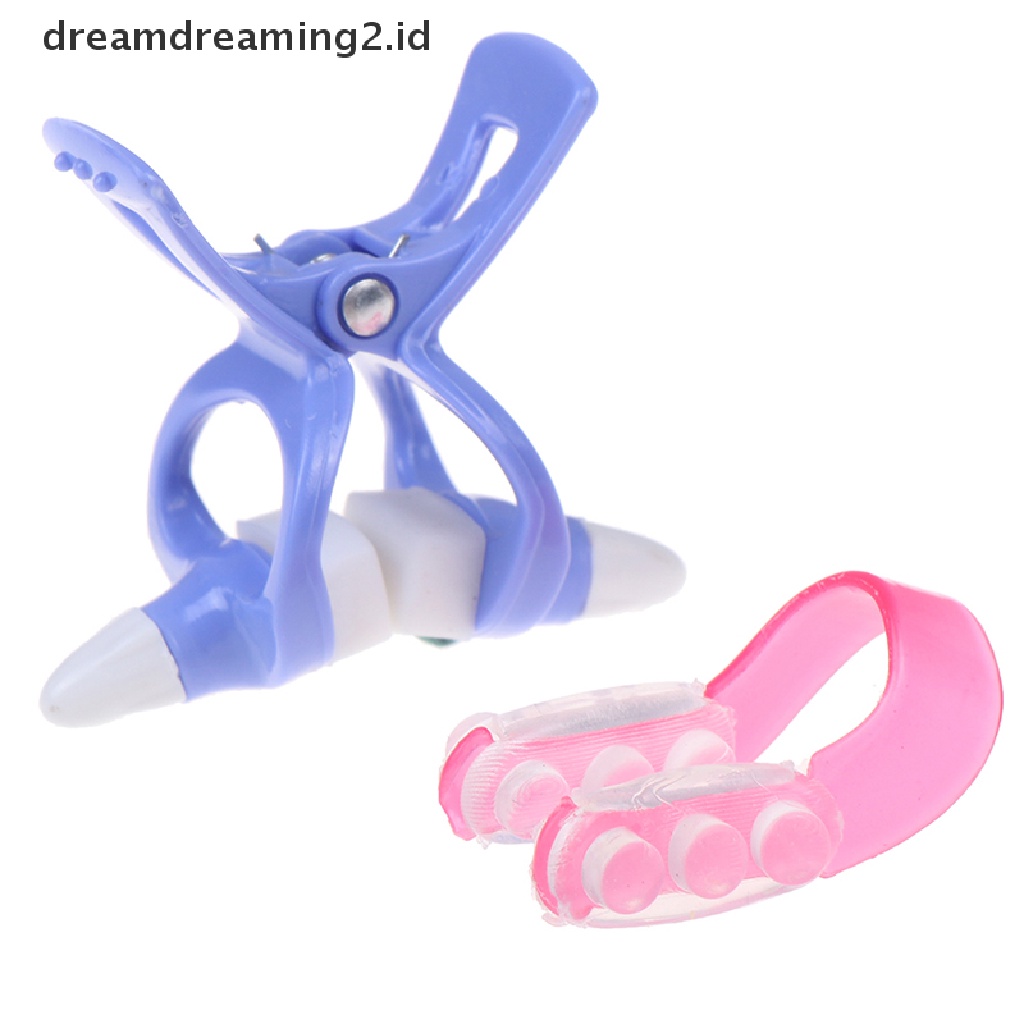 (dream) 2pcs Beauty Nose Up Shaping Shaper Lifg+Penjepit Klip Pelurus Jembatan.