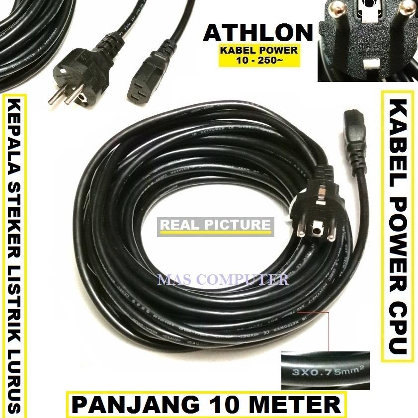 

Star KABEL POWER CPU 10 METER UKURAN 3x0.75mm 10 250A~ / KABEL POWER CPU SUPER grosir