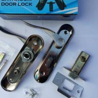 ۞ KUNCI PINTU KAMAR MANDI/GAGANG PINTU SET/DOOR LOCK/GAGANG KUNCI PINTU KAMAR MANDI BATHROOM DOOR ✸