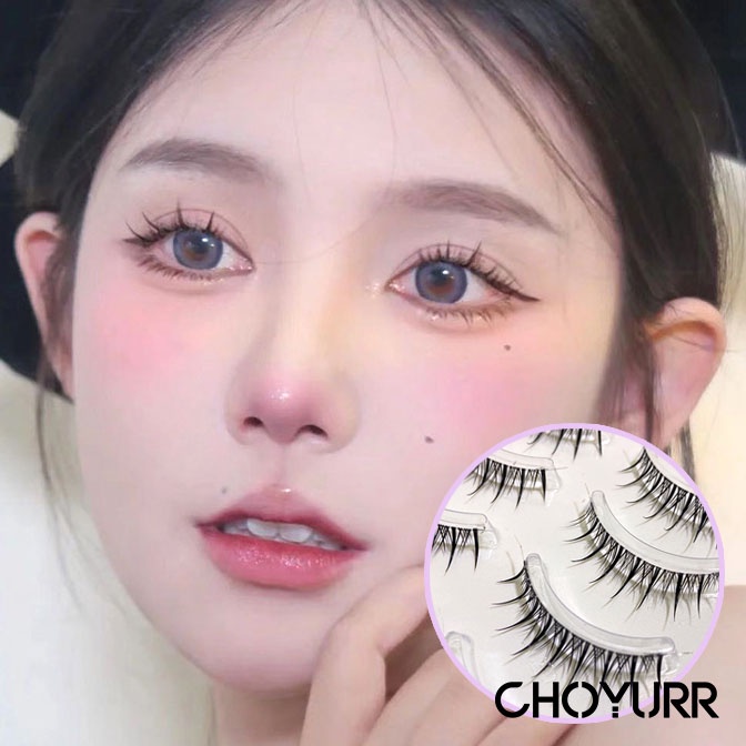 【COD】5 Pasang Bulu Mata Palsu Premium Fairy Eyelashes / Douyin Eyelashes / Natural Japan Eyelash / Air False Eyelashes Comic-CH