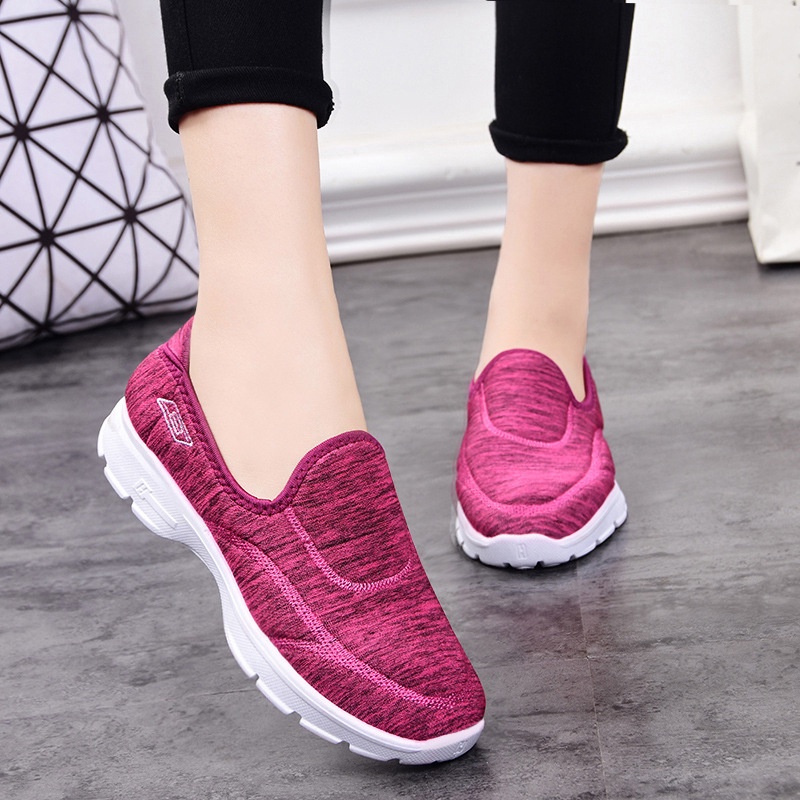 sepatu wanita import kekinian style model korea slip on