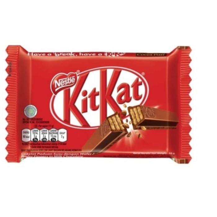 KIT KAT 4FINGER ALUFOIL 35GR