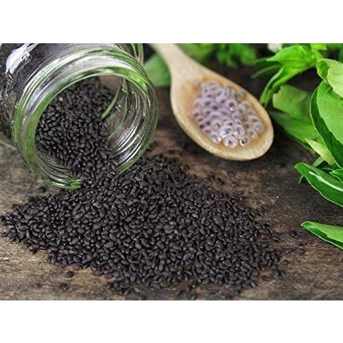 1 Kg  Basil Seed / Biji Selasih Besar &amp; Bersih / Rempah / JSR 100% PREMIUM QUALITY