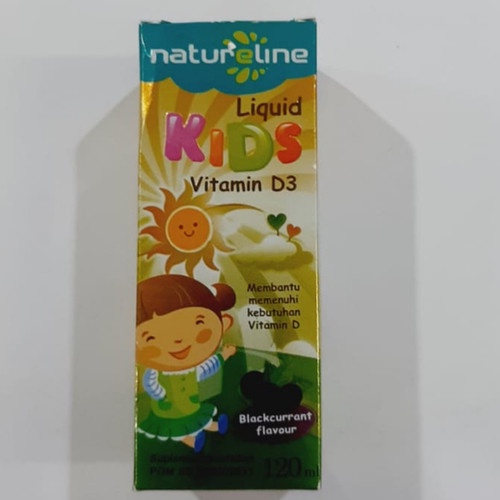 NatureLine Liquid KIDS VITAMIN D3 120 ML Rasa BLACKCURRANT