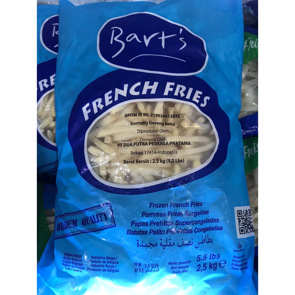 KENTANG GORENG BARTS 2.5KG