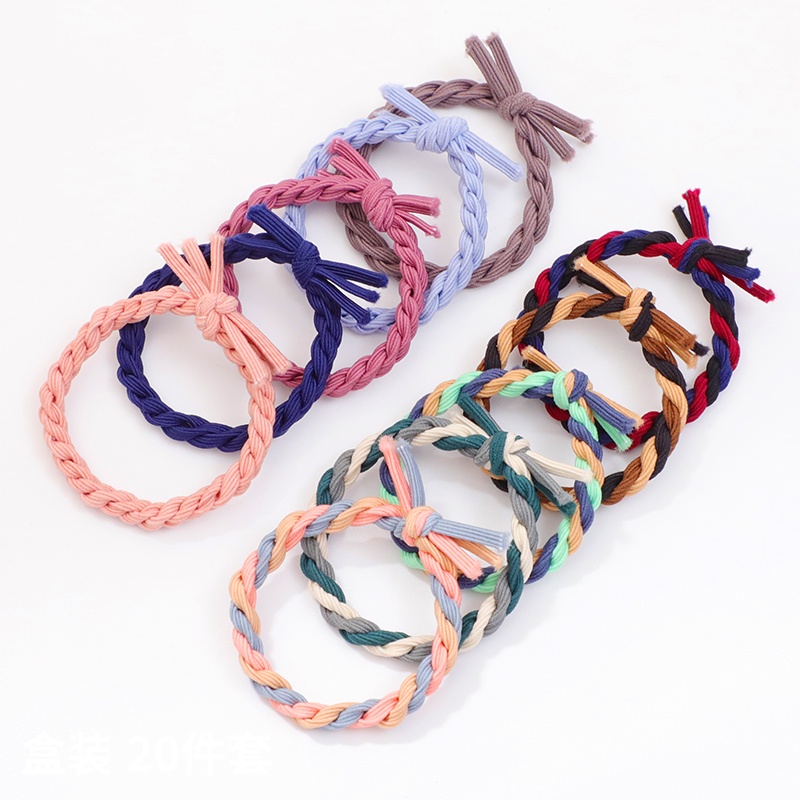 Headrope New Rubber Band Pengikat Kepala Karet Gelang Tinggi Elastis Tahan Lama Hiasan Kepala Tali Rambut Sederhana Cincin Rambut