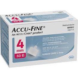 ACCU-FINE PEN NEEDLE 33G / Jarum Insulin (1box)
