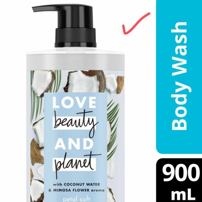 BIG SALE LOVE BEAUTY AND PLANET BODY WASH SABUN 900ML MIMOSA MURUMURU LIMITED EDITION