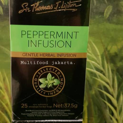 

♀ Lipton peppermint infusion tea ◌