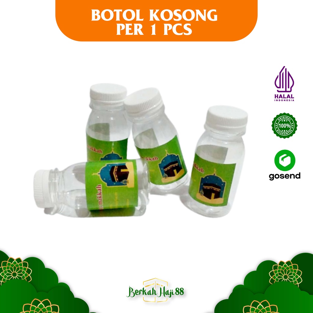 Botol Kosong Air Zam-Zam 80 ml