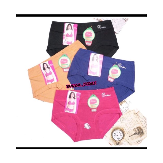 CD Perempuan Celana Dalam Wanita Cewek Piaoli 1608 Karet Besar / CD Piaoli 1608