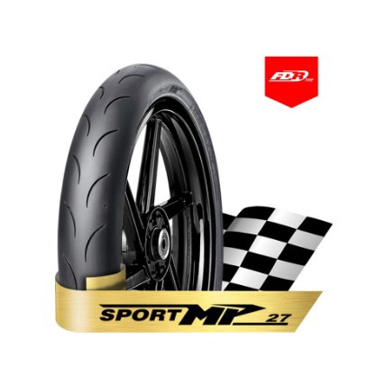 Ban Fdr Tubeless Soft MP27 Ukuran 90/80 Ring 17 Ban Motor Tubeless