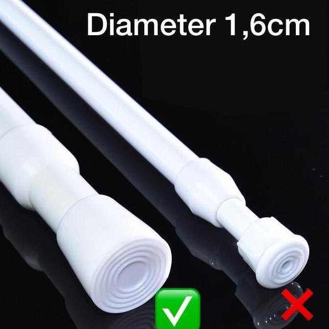 ♡ tiang fleksibel cm/ tiang gorden / tiang shower/ tiang kamar mandi/ tiang tanpa paku/tongkat gorde