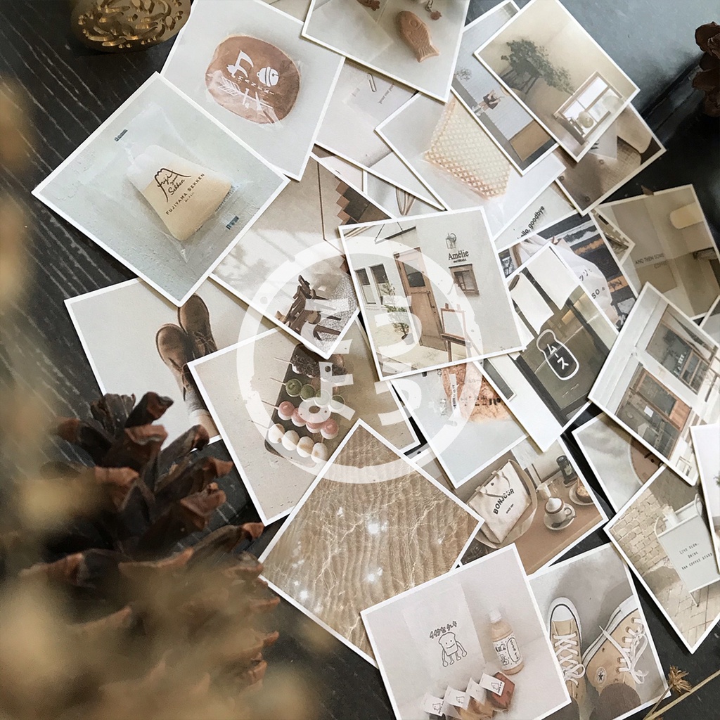 

35 pcs Stiker HVS Gambar Aesthetic untuk Jurnal / Scrapbook (Pack G2)