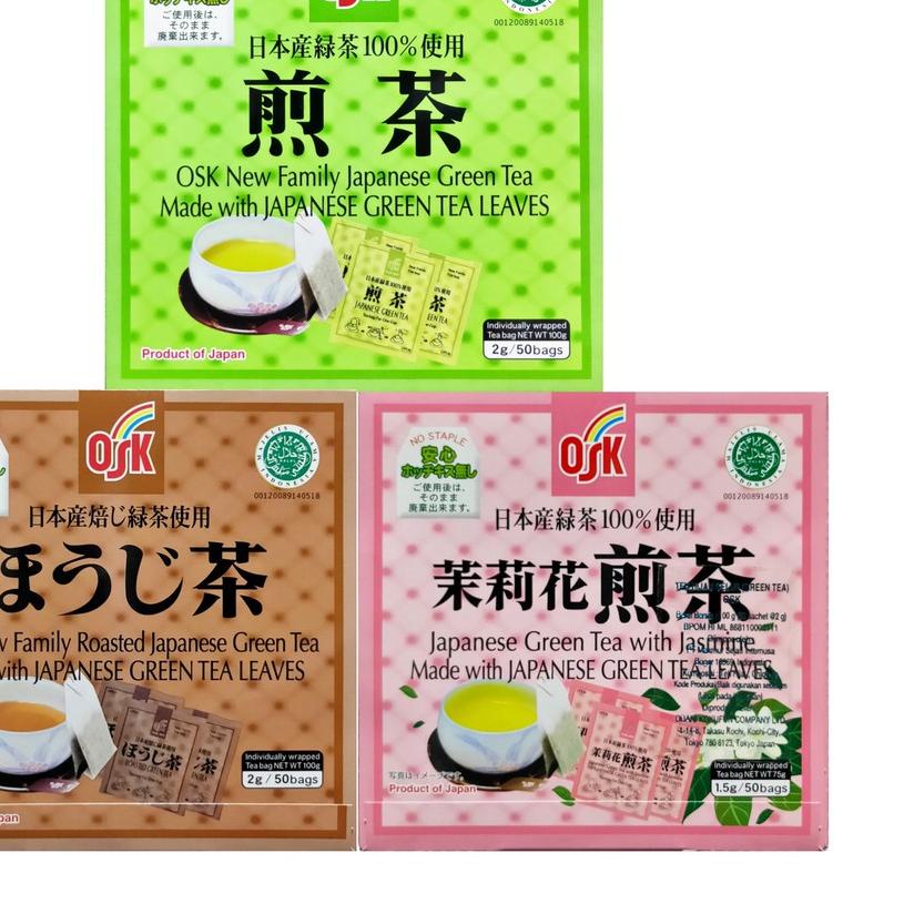 

☎ OSK JAPANESE GREENTEA 50 SACHET HALAL & ♧