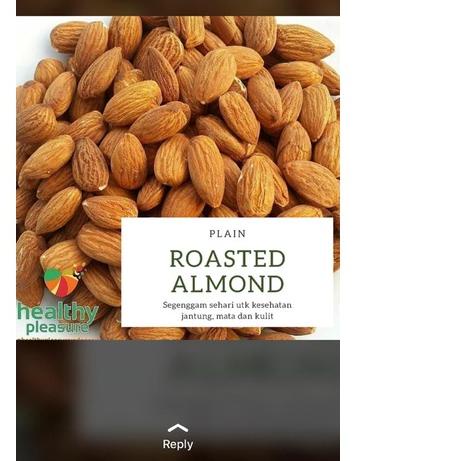 

➧ ROASTED ALMOND PLAIN 500G ♟