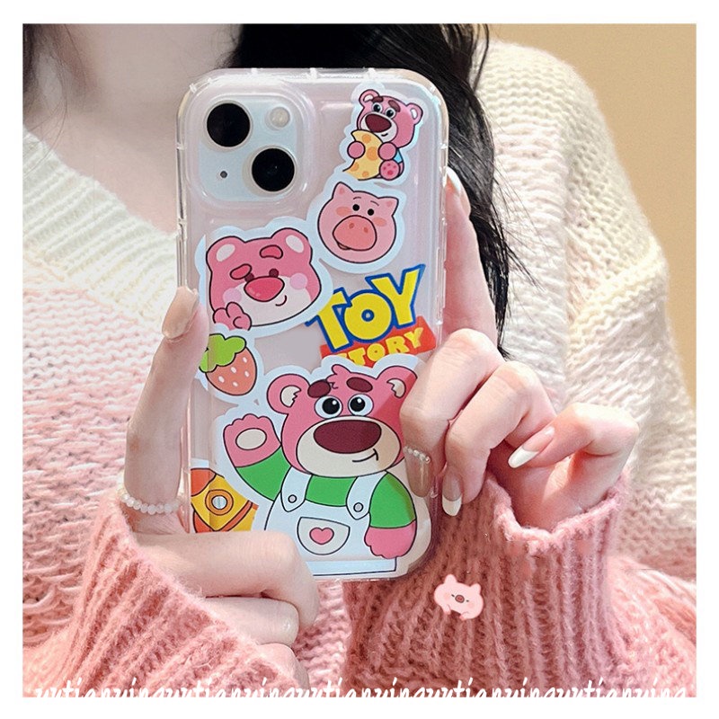 Toy Story Kartun Case Realme C25Y C35 C1 C2 C11 2020 C21Y C33 C25 C12 C25s C15 Realme 5i 5s 6i 5 C20 C20A C11 2021 C3 Lucu Manyo Buzz Lightyear Alien Airbag Tahan Guncangan Soft Cover