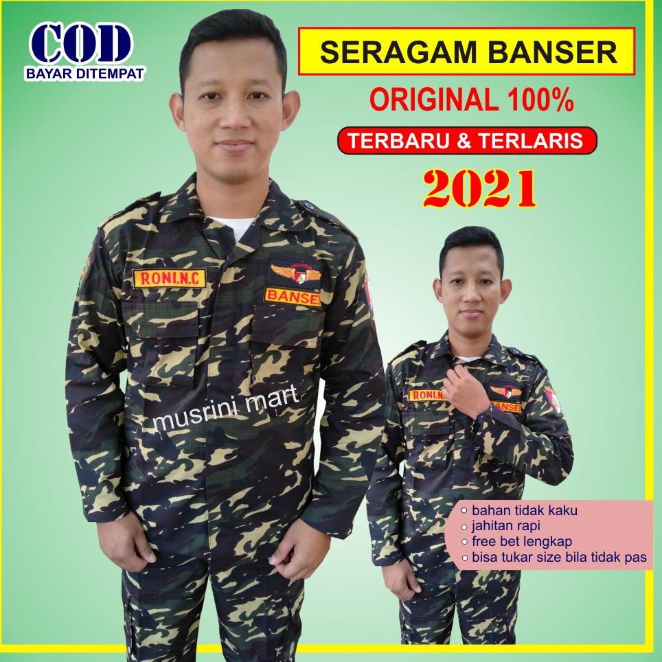[ART. 807121] Seragam Banser Pdl Nasional Baju Banser Pdl Nasional Bahan Ripstok dan Katun Twill Exl
