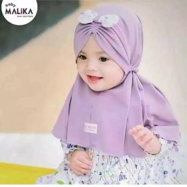Di⚡kon   Jilbab Anak Bayi SALWA BUNGA Hijab Anak 0 - 3 tahun SMASHHIJAB24 Grosir Kerudung Anak Perem