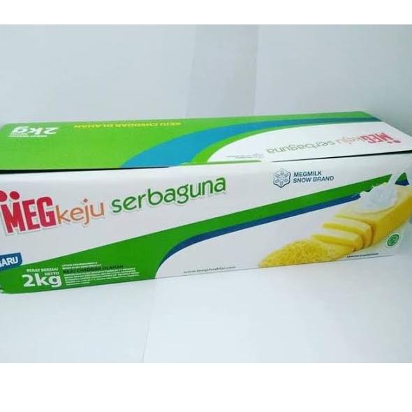 

♔ Keju Cheddar - Cheese Cheddar Meg Serbaguna 2kg ➯