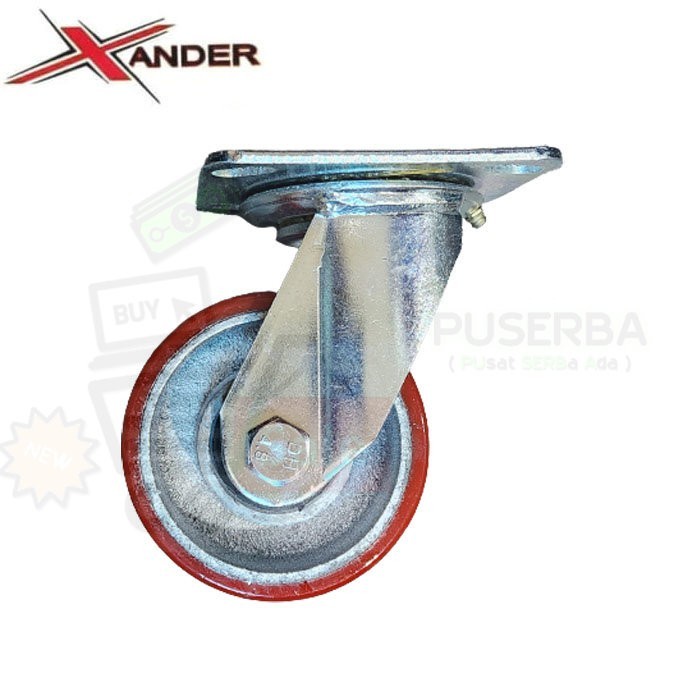 Xander Roda PU Ball Bearing HD Heavy Duty 4 Inch Hidup