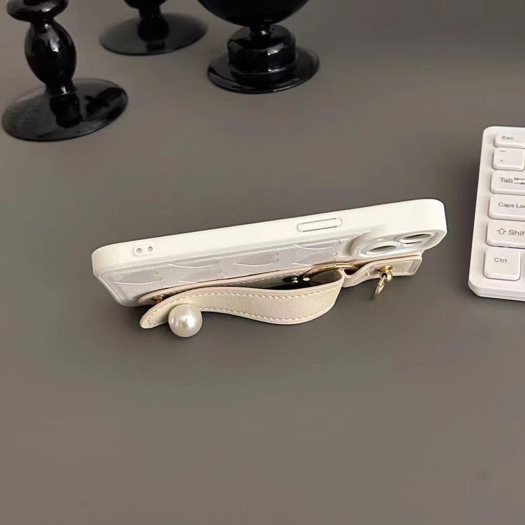 IPHONE Casing Ponsel Desain Gelang Cinta Tiga Warna Kompatibel Dengan Iphone12 13 14 11 Pro Max X Xs Max Xr Fgfgd