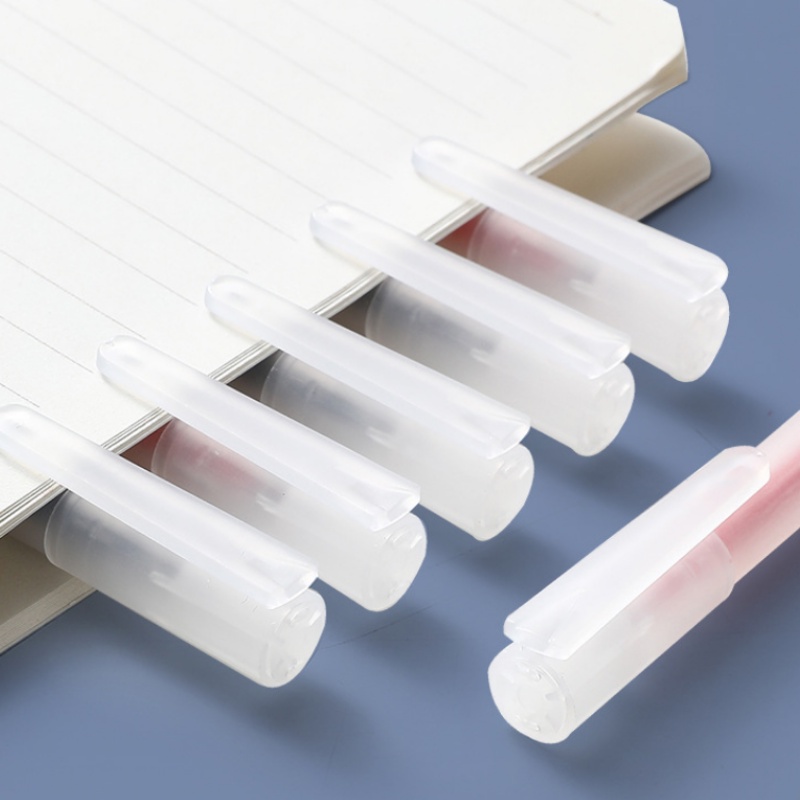 1pc Frosted Shell Halus Gel Pen 0.5mm Hitam Biru Merah Kapasitas Besar Tinta Mahasiswa Tes Tanda Tangan Kantor Pulpen Perlengkapan Menulis Sekolah
