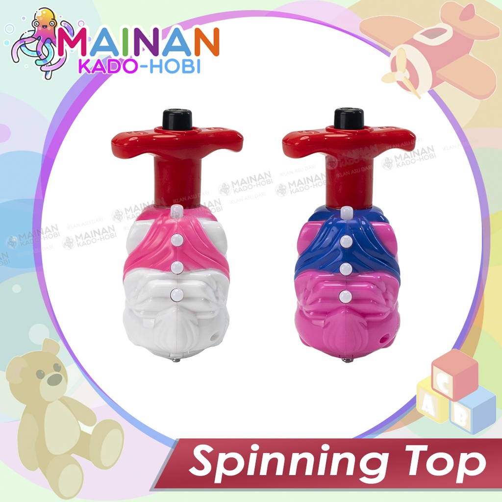 MAINAN HADIAH ULANG TAHUN ANAK SPINNING TOYS GANGSING LED LAMPU KARAKTER LUCU UNICORN