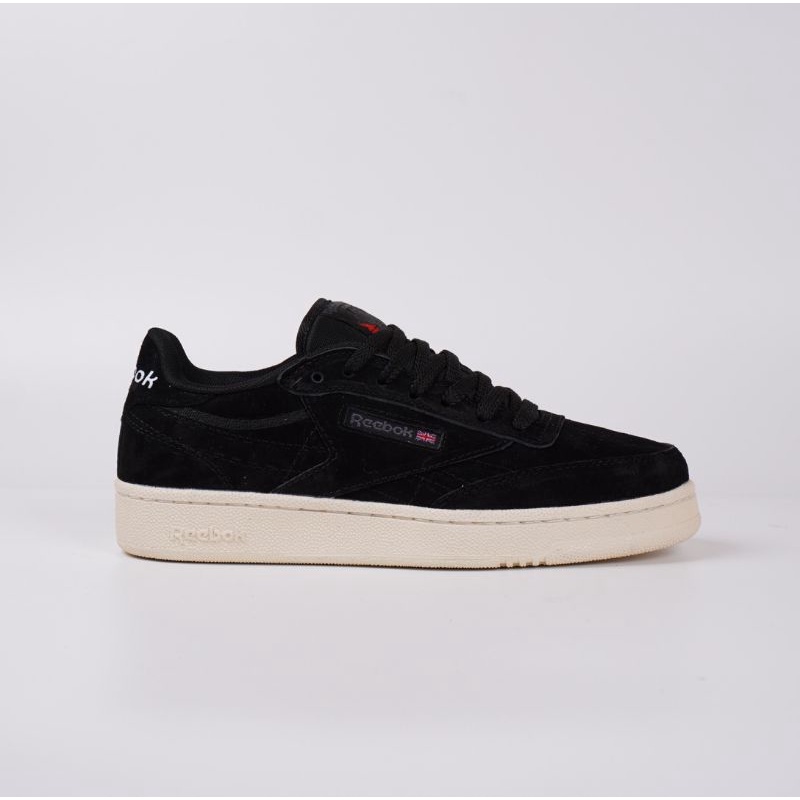 Sepatu Reebok Club C85 URC Black White