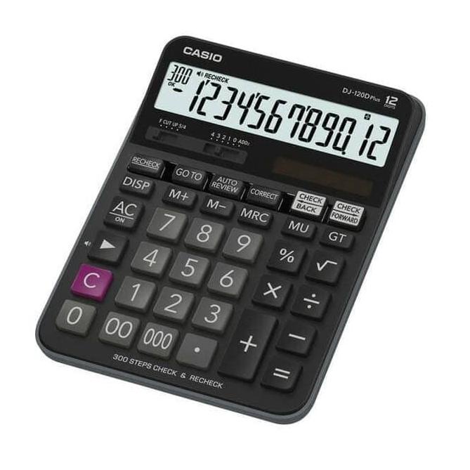 

G96 Kalkulator Casio DJ-120DPlus Original - Calculator Meja Desktop DJ 120 D Plus Murah BARU SPESIAL ㅲ