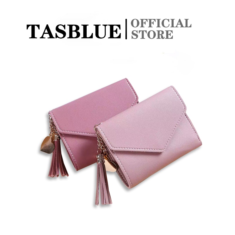 TASBLUE Dompet Pendek Baru Dompet Wanita Versi Korea Dompet Gesper Mode Dompet Koin lucu 8602 Dompet Pendek Wanita Dompet Wanita