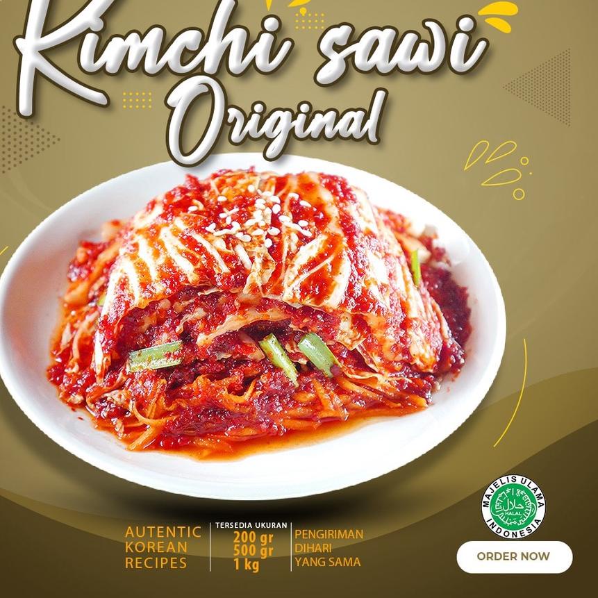 

✫ Kimchi Korea Sawi 1 Kg Original Fresh ☞