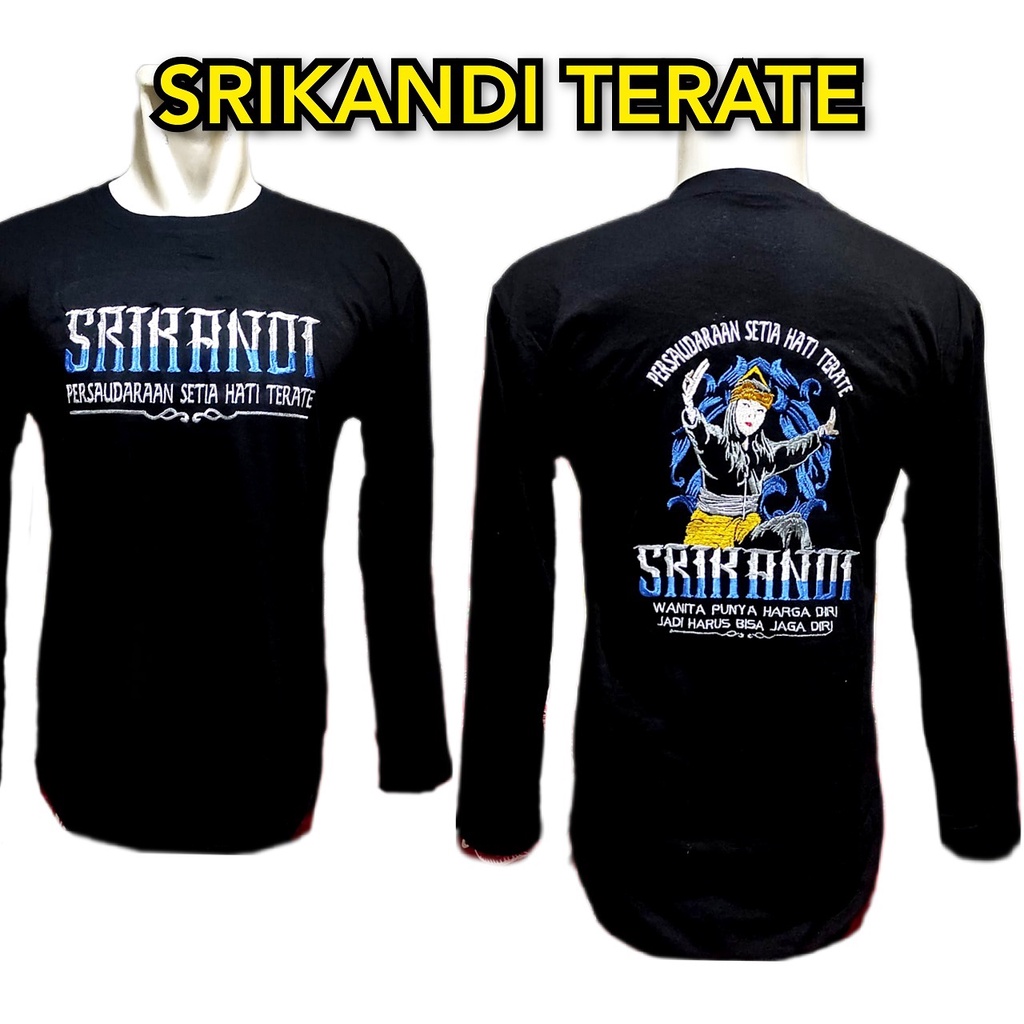 Kaos Srikandi PSHT Bordir Terbaru Katun Carded HNF - Baju Atasan Wanita SH Terate Keren