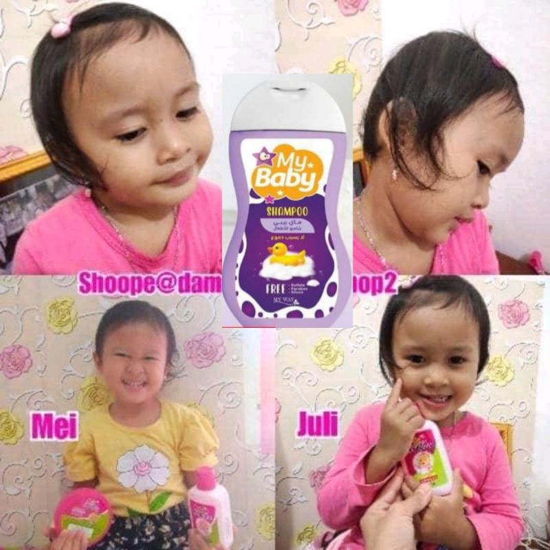 My Baby shampo penumbuh rambut my way import Mesir original // Baby zinc cream my way original