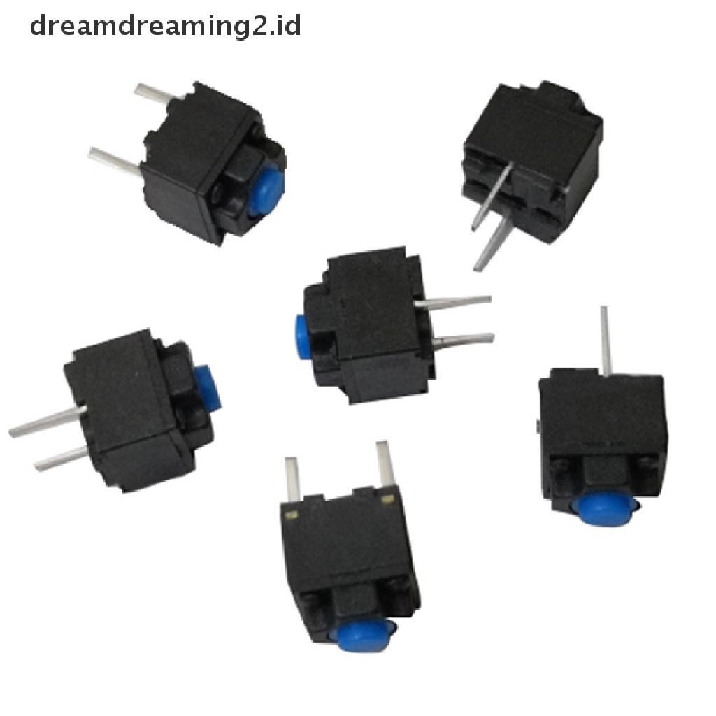 (dream) 10pcs 6 * 6 * 7.3mm Silent Switch Mouse Micro Switch Push Button Switch.