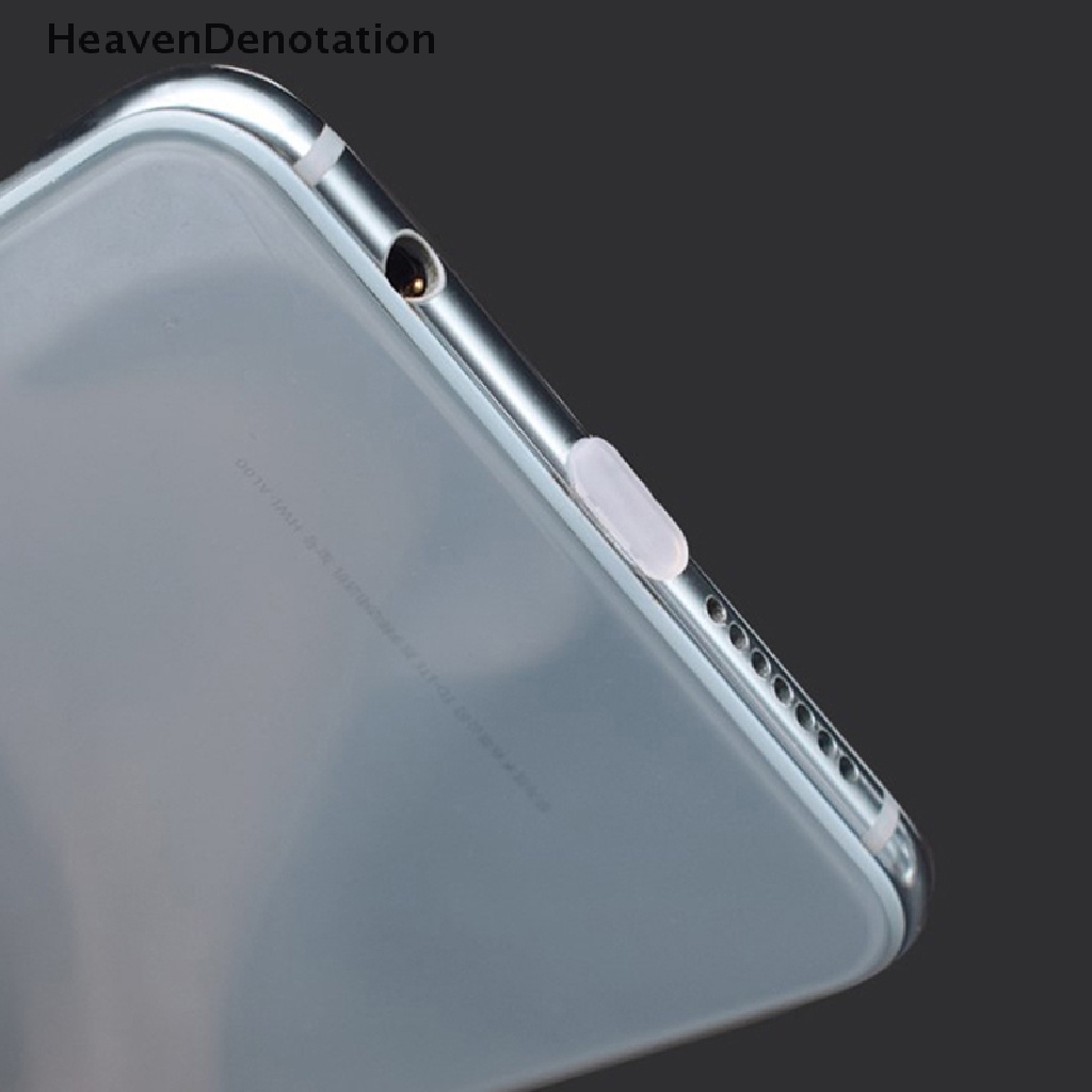 [HeavenDenotation] 10pcs Type-C Plug Debu USB Charging Port Protector Penutup Silikon Untuk Aksesoris Telepon HDV