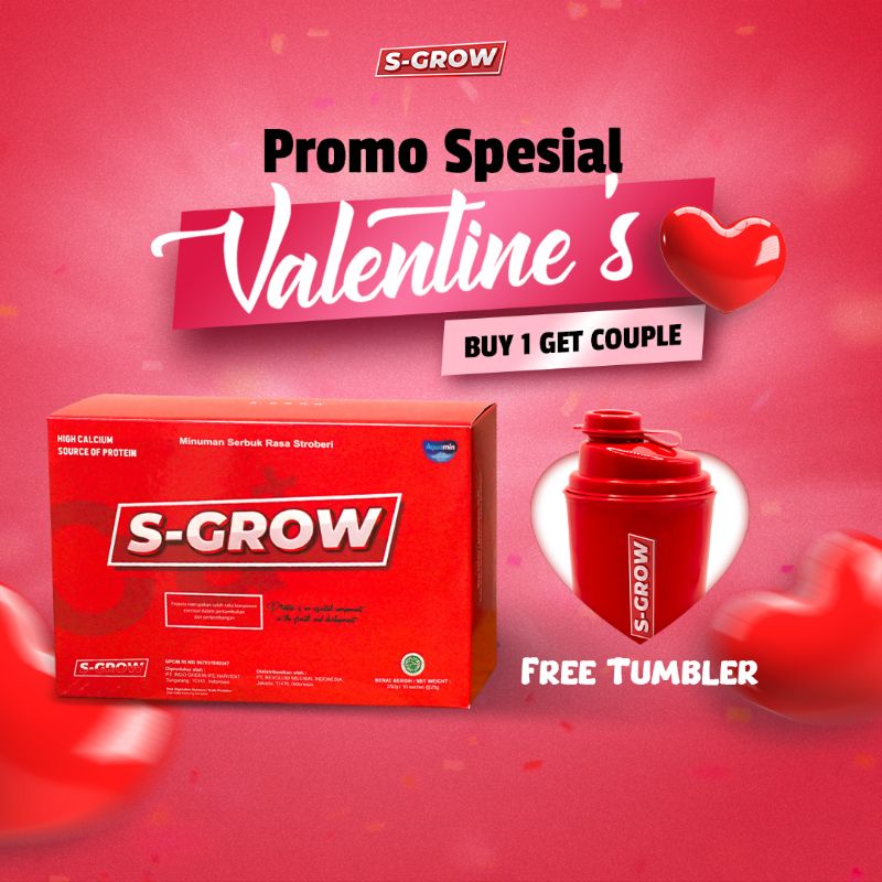 S-GROW Kalsium Peninggi Badan 100% ORIGINAL