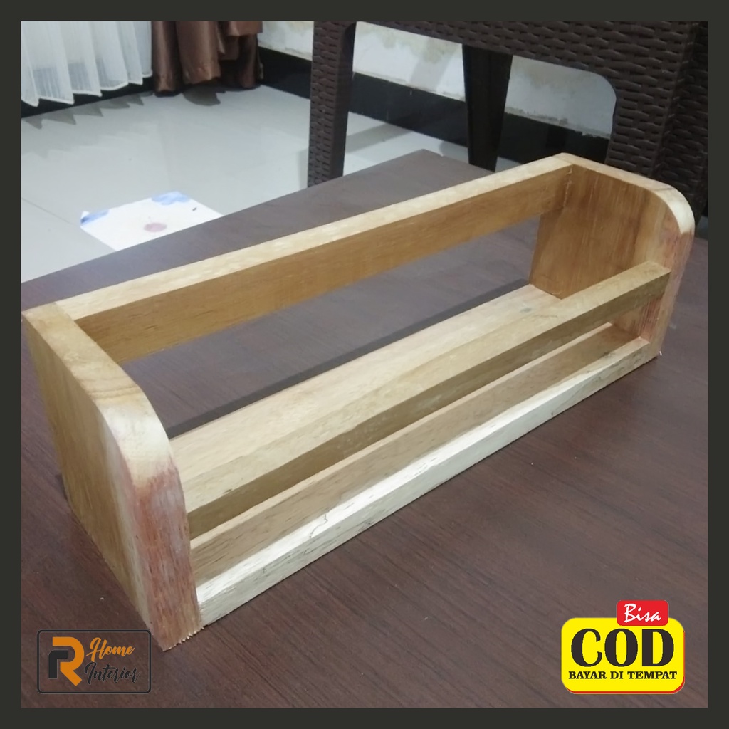 Rak Bumbu Kayu Jati Belanda
