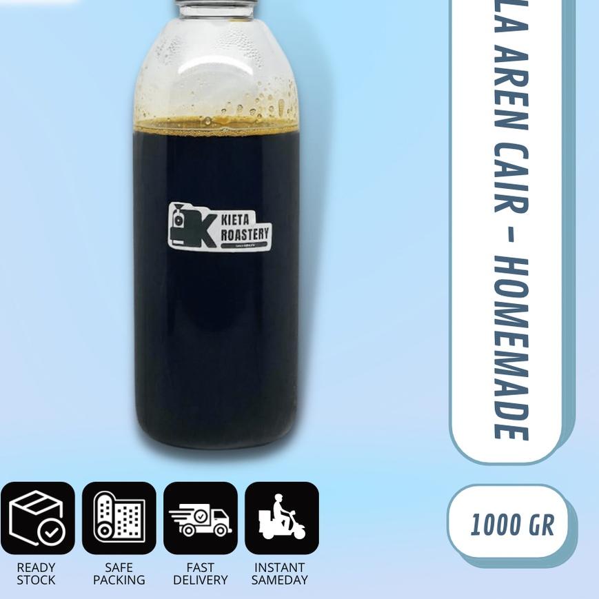 

◙ Gula Aren Cair 1000ml untuk campuran kopi susu ➥