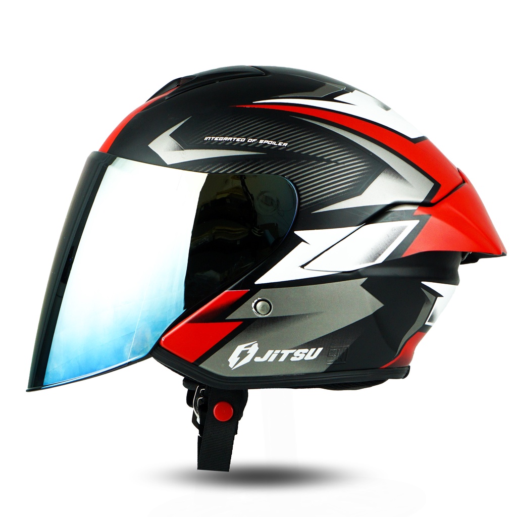 HELM JITSU JS1 SERIES KARAKTER SERIES KACA GOLD SNI